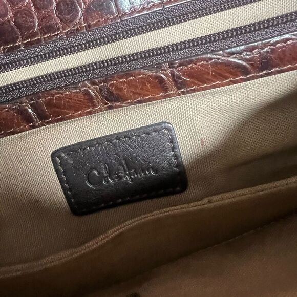 Cole Haan Leather  Brown Vintage Clutch Purse - Picture 7 of 7